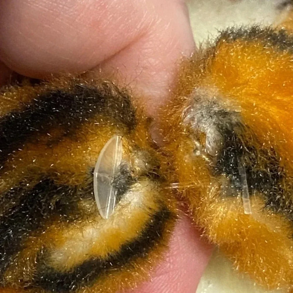 Fluff N Stuff 4 Inch Tiger with Clip Adorable Backpack Purse Book Bag - Picture 7 of 11